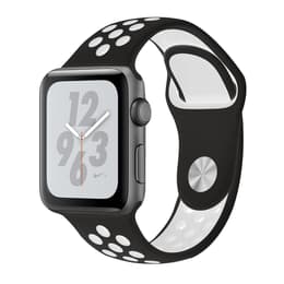 Apple Watch (Series 4) 2018 GPS 44 - Aluminium Space Gray - Sport Nike Black/White