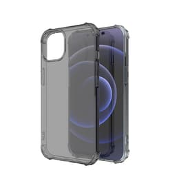 Case iPhone 13 - Silicone - Black/Transparent