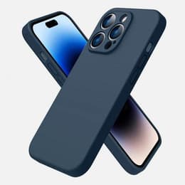 Case iPhone 14 Pro and 2 protective screens - TPU - Blue