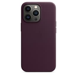 Apple Leather case iPhone 13 Pro - Magsafe - Leather Cherry