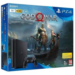 PlayStation 4 Slim 1000GB - Black + God of War