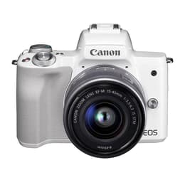 EOS M50 - White + Canon Canon Zoom Lens EF-M 15-45mm f/3.5-6.3 IS STM f/3.5-6.3