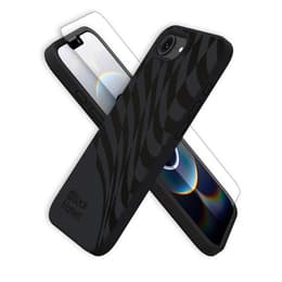 Back Market Case iPhone 16e and protective screen - Recycled plastic - Black