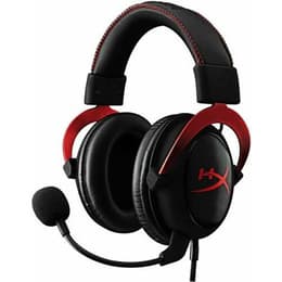 Hyper X Cloud II Pro noise-Cancelling gaming wired Headphones with microphone - Black/Red