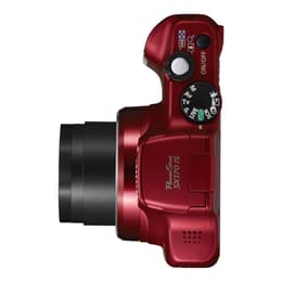 Compact PowerShot SX170 IS - Red + Canon Canon Zoom lens 28-448 mm f/3.5–5.9 f/3.5–5.9