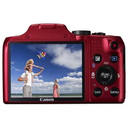 Compact PowerShot SX170 IS - Red + Canon Canon Zoom lens 28-448 mm f/3.5–5.9 f/3.5–5.9
