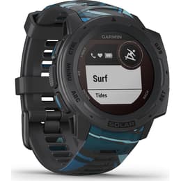 Smart Watch Garmin HR GPS Instinct Solar - Black/Blue