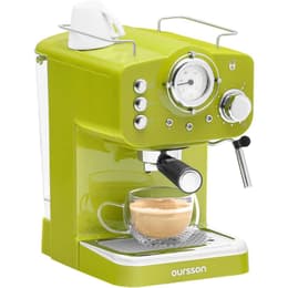 Espresso machine Without capsule Oursson EM1500/GA 1.25L - Green
