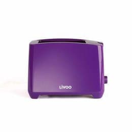 Toaster Livoo DOD162N 2 slots - Mauve