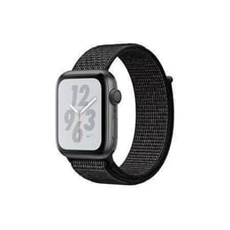 Apple Watch (Series 4) 2018 GPS 44 - Aluminium Space Gray - Woven nylon Grey Anthracite