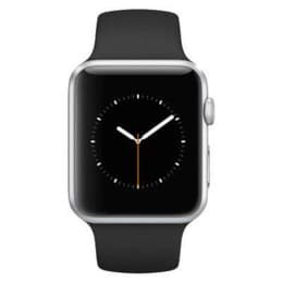 Apple Watch (Series 4) 2018 GPS + Cellular 44 - Aluminium Silver - Sport loop Black