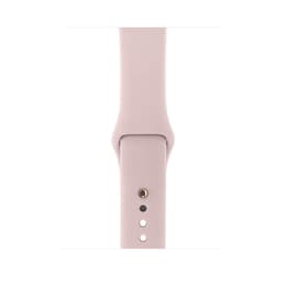 Apple Watch (Series 2) 2016 GPS 38 - Aluminium Gold - Sport loop Pink sand
