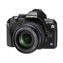 Reflex - Olympus E-450 - Black + Olympus 14-42mm f/3.5-5.6