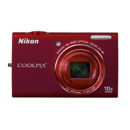 Nikon Coolpix S6200 Compact 16 - Red