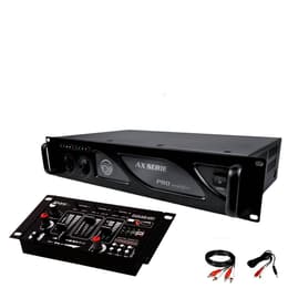 Ibiza Sound Amplificateur sono 2 x 500W MY DEEJAY AX-1000 MyDj + Table de mixage DJ21 4 voies 7 entrées + USB Sound Amplifiers