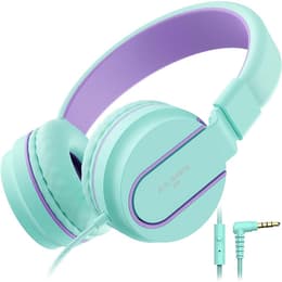 Ailihen i35 COLORFUL noise-Cancelling Headphones with microphone - Blue