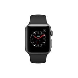 Apple Watch (Series 3) 2017 GPS 38 - Aluminium Space Gray - Sport band Black