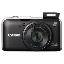 Compact PowerShot SX230 HS - Black + Canon Zoom Lens 14x IS f/3.1-5.9