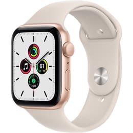 Apple Watch Series SE 1 (2020) GPS 44 mm - Aluminium Gold - Sport band Starlight