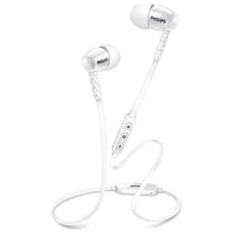 Philips SHB5850 Earbud Noise-Cancelling Bluetooth Earphones - White