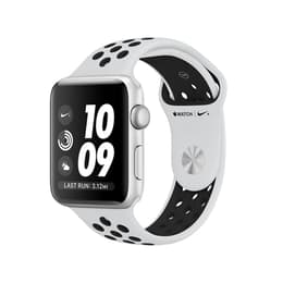 Apple Watch (Series 3) 2017 GPS 38 - Aluminium Silver - Sport loop Black/Grey