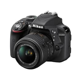 Reflex D3300 - Black + Nikon AF-S DX Nikkor 55-200mm f/4-5.6G ED f/4-5.6
