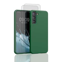 Case Galaxy S22+ and 2 protective screens - Silicone - Green