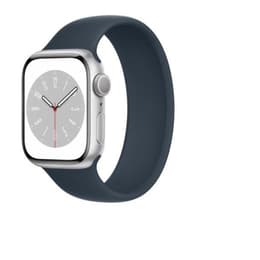 Apple Watch (Series 6) 2020 GPS 44 - Aluminium Silver - Sport loop Blue