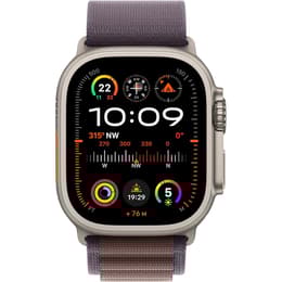 Apple Watch Ultra 2 (2023) GPS + Cellular 49 mm - Titanium Natural Titanium - Alpine loop Black