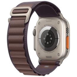 Apple Watch Ultra 2 (2023) GPS + Cellular 49 mm - Titanium Natural Titanium - Alpine loop Black