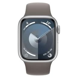 Apple Watch Series 9 (2023) GPS 41 mm - Aluminium Silver - Sport band Grey