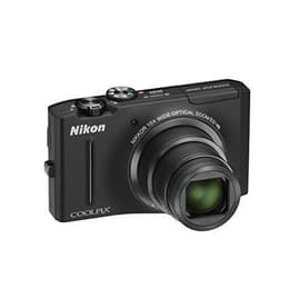 Compact Coolpix S8100 - Black + Nikon Nikkor 10X Wide Optical Zoom ED VR 30-300mm f/3.5-5.6 f/3.5-5.6