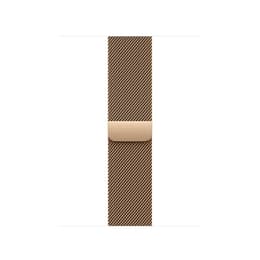 Apple Watch Series 10 (2024) GPS + Cellular 42 mm - Titanium Gold - Milanese loop Gold