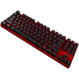 Ozone Keyboard AZERTY French Backlit Keyboard Strike Battle (Cherry MX Red)