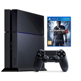 PlayStation 4 1000GB - Black + Uncharted 4