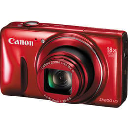 Canon PowerShot SX600 HS Compact 16 - Red