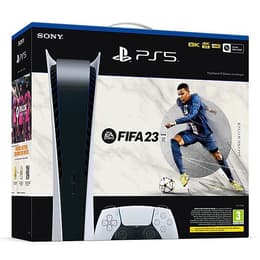 PlayStation 5 Digital Edition 825GB - White + FIFA 23
