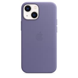 Apple Leather case iPhone 13 Mini - Magsafe - Leather Purple
