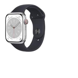 Apple Watch Series 8 (2022) GPS 41 mm - Aluminium Silver - Sport band Black