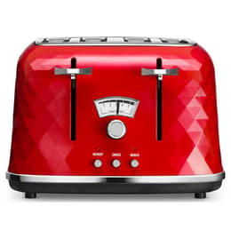 Toaster De'Longhi CTJ4003R 4 slots - Red