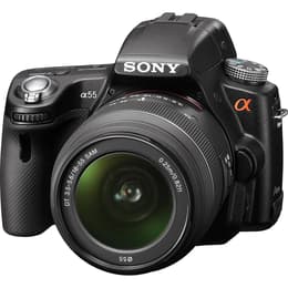 Reflex Alpha 55 - Black + Sony 18-55mm f/3.5-5.6 DT + 55-200mm f/4-5.6 f/3.5-5.6 + f/4-5.6