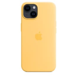 Apple Silicone case iPhone 14 Plus - Magsafe - Silicone Yellow