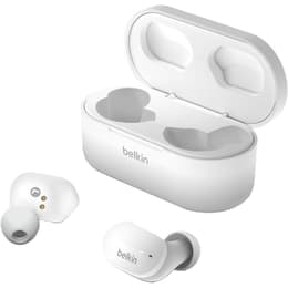 Belkin AUC001BTWH Earbud Bluetooth Earphones - White