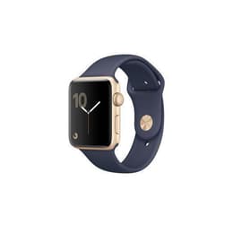 Apple Watch (Series 2) 42 - Aluminium Gold - Sport loop Midnight blue