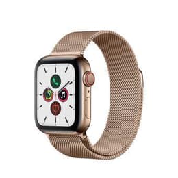 Apple Watch Series 5 (2019) GPS 40 mm - Aluminium Gold - Milanese loop Pink