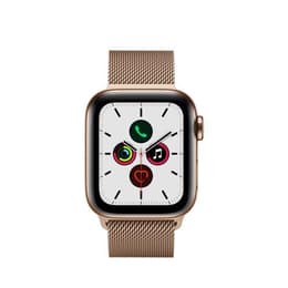 Apple Watch Series 5 (2019) GPS 40 mm - Aluminium Gold - Milanese loop Pink