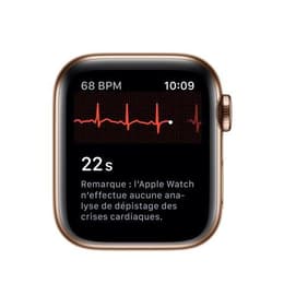 Apple Watch Series 5 (2019) GPS 40 mm - Aluminium Gold - Milanese loop Pink