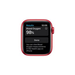 Apple Watch (Series 6) 2020 GPS 44 - Aluminium Red - Sport loop Red