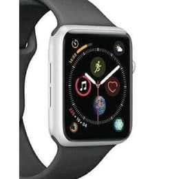 Apple Watch (Series 4) 2018 GPS 44 - Aluminium Silver - Sport loop Black