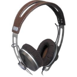 Sennheiser Momentum On-Ear noise-Cancelling wired Headphones with microphone - Brown